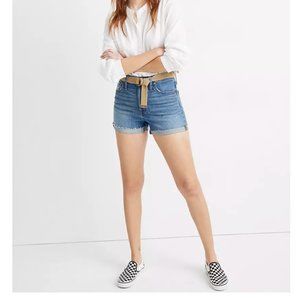 Madewell High-Rise Denim Shorts in Malden Wash Excellent Condition